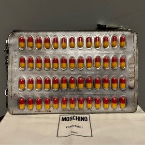 Moschino Pill Blister Pack Clutch